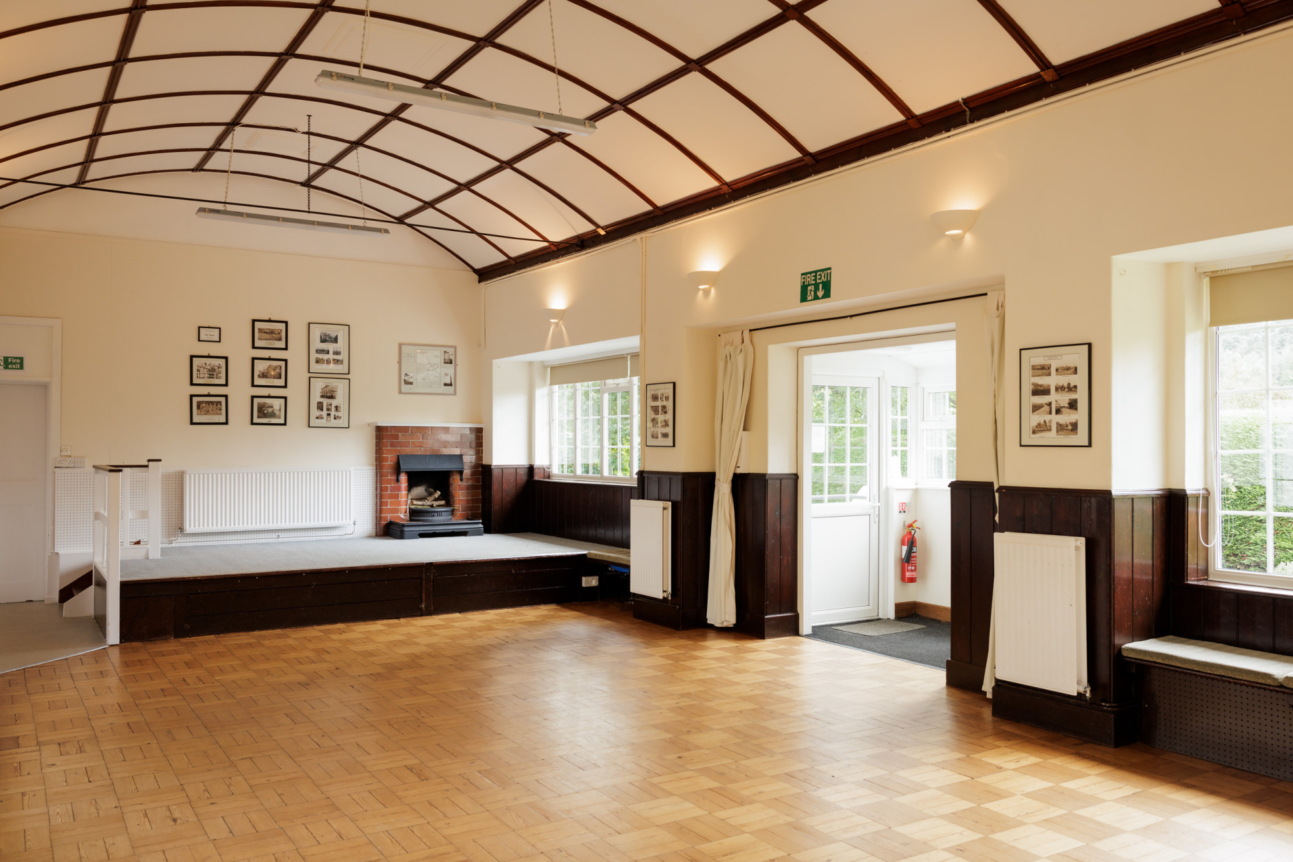 Rear garden with Sands Recreation Ground behind