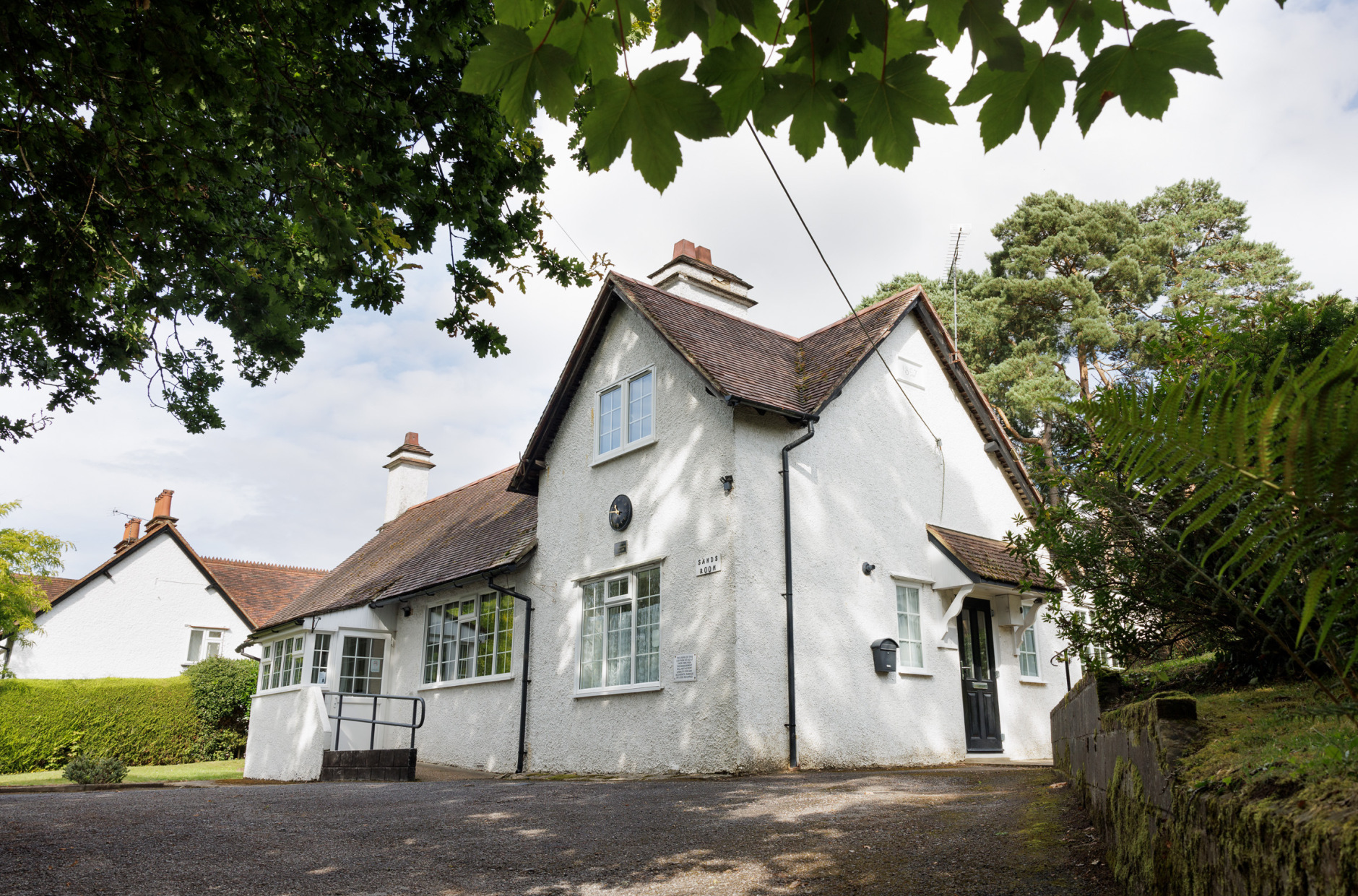 Exterior view of front from right handside